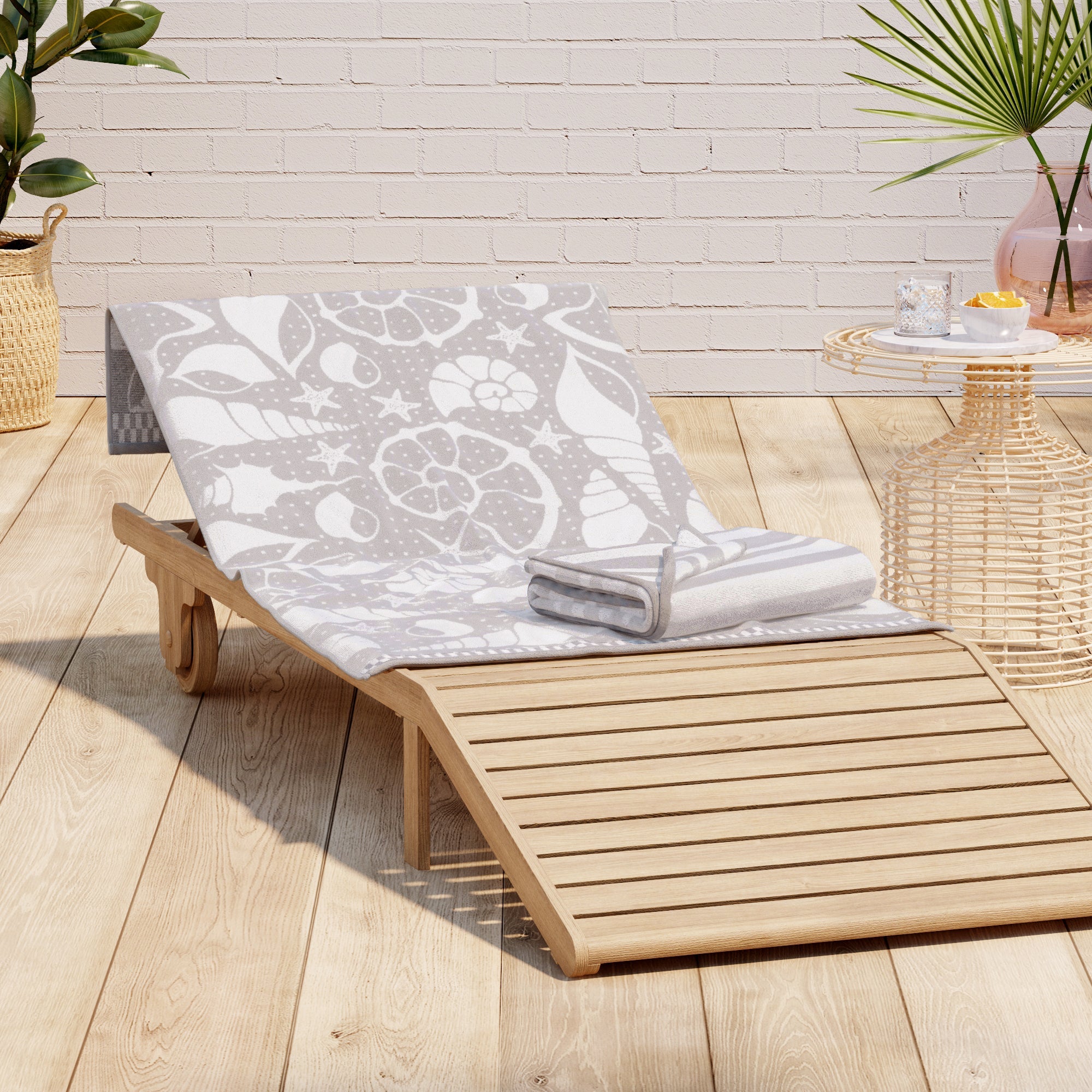 Cotton Velour Beach Towel - Maui Collection - Image 24