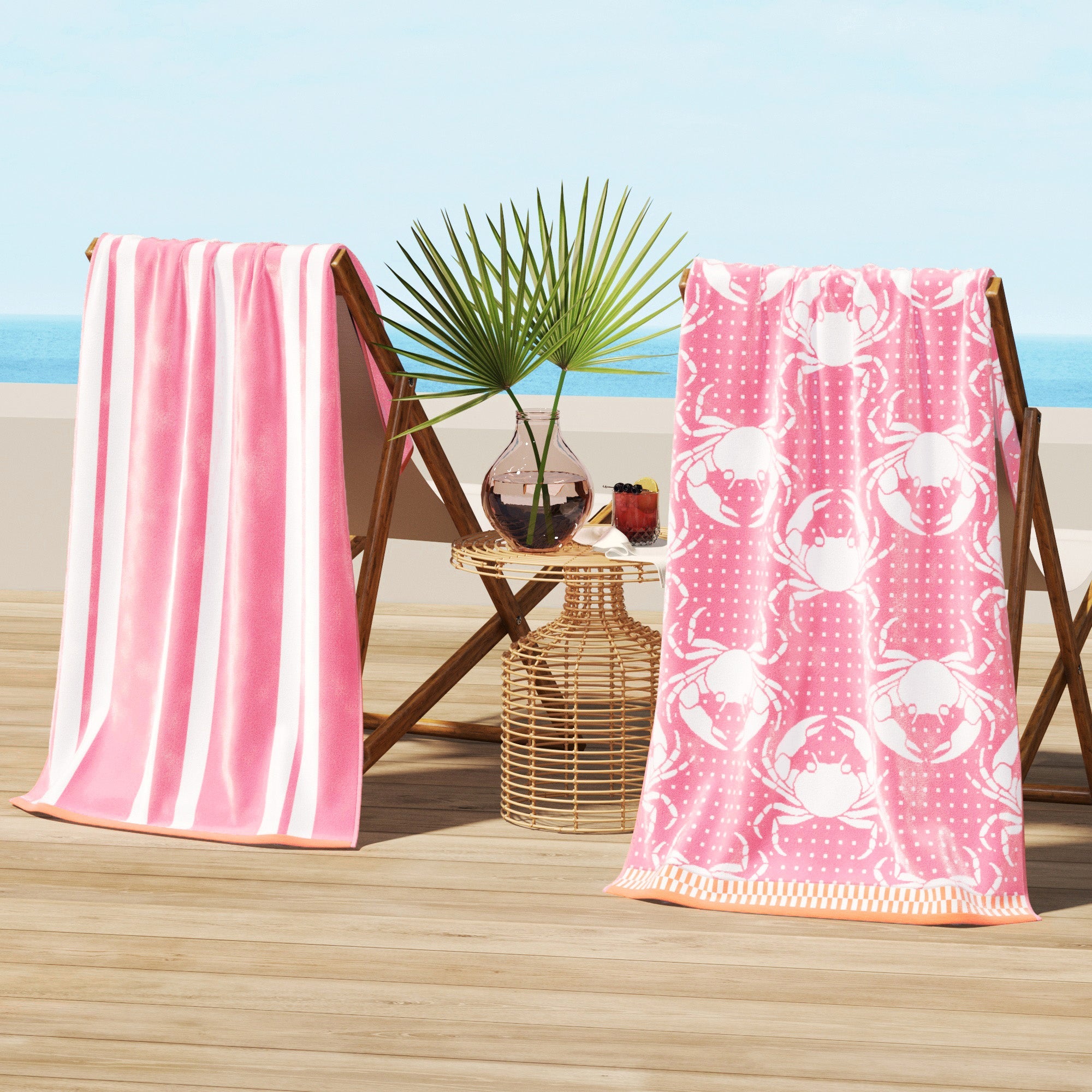 Cotton Velour Beach Towel - Maui Collection - Image 20